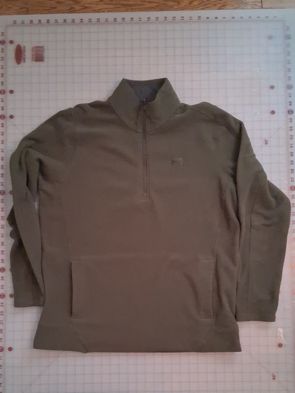 Under Armour XL Olive Green 1/4 Zip Pullover